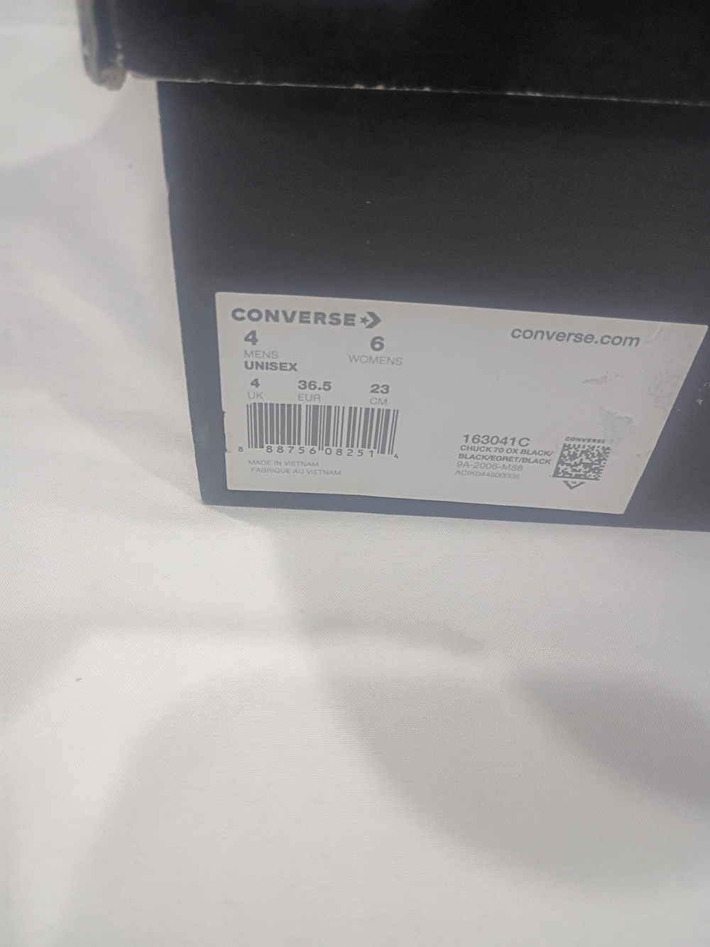 Converse Black Shoe Box - Converse Branding (Black)
